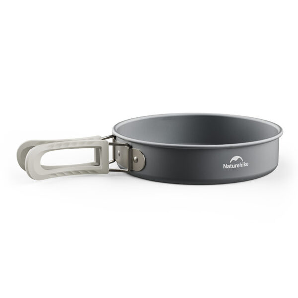 ماهیتابه نیچرهایک 17.5 سانتی NatureHike Pan with a folding handle - Ø17.5 - CNK2450CF010 - تصویر 3