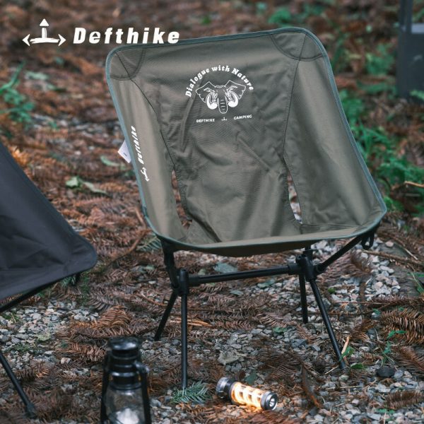 صندلی دفتهایک - تاشو کمپینگ Defthike Aluminum Alloy Folding Camping Chair - تصویر 5