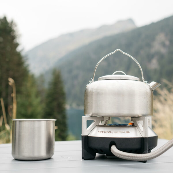 کتری استیل کچوا Quechua Teapot / Kettle - Stainless Steel - 1 L - Camping - MH500 - تصویر 9