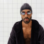 عینک شنا نابایجی - دکتلون Nabaiji Swimming Goggles Set - Swedish Type - Mirror Glass - Black / Red - تصویر 7