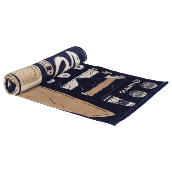 حوله الیان دکتلون Olaian Beach Towel - 145 X 85 cm - Icon blue - تصویر 4