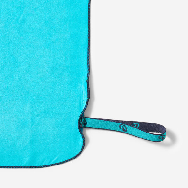 حوله نابایجی مایکروفایبر دکتلون - آبی Nabaiji Double Sided Microfiber Towel - L Size - Blue / Green - 80 X 130 cm - تصویر 1