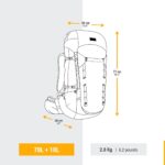 کوله پشتی کوهنوردی سیموند 70 + 10 لیتری Simond Men's Outdoor Trekking Backpack - 70+10 L - MT900 Symbium - تصویر 7