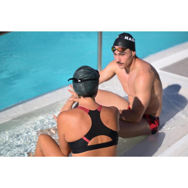 کلاه شنا نابایجی - دکتلون Nabaiji Silicone Swimming Cap - Green - Standard Size - Geol - تصویر 5