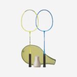 راکت بدمینتون دکتلون - پرفلای Perfly Adult Badminton Racket Set - Yellow/Blue - Fun Br130