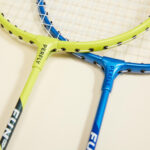 راکت بدمینتون دکتلون - پرفلای Perfly Adult Badminton Racket Set - Yellow/Blue - Fun Br130 - تصویر 3
