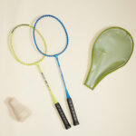 راکت بدمینتون دکتلون - پرفلای Perfly Adult Badminton Racket Set - Yellow/Blue - Fun Br130 - تصویر 5