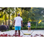 راکت بدمینتون دکتلون - پرفلای Perfly Adult Badminton Racket Set - Yellow/Blue - Fun Br130 - تصویر 8