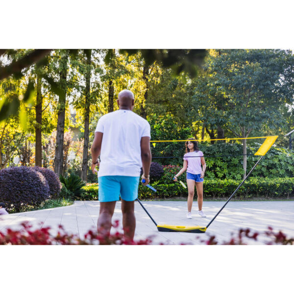 راکت بدمینتون دکتلون - پرفلای Perfly Adult Badminton Racket Set - Yellow/Blue - Fun Br130 - تصویر 8