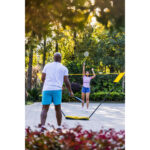 راکت بدمینتون دکتلون - پرفلای Perfly Adult Badminton Racket Set - Yellow/Blue - Fun Br130 - تصویر 2