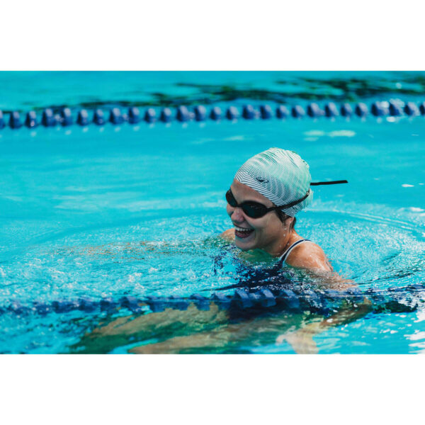 کلاه شنا نابایجی - دکتلون Nabaiji Silicone Swimming Cap - Anoi white - تصویر 4