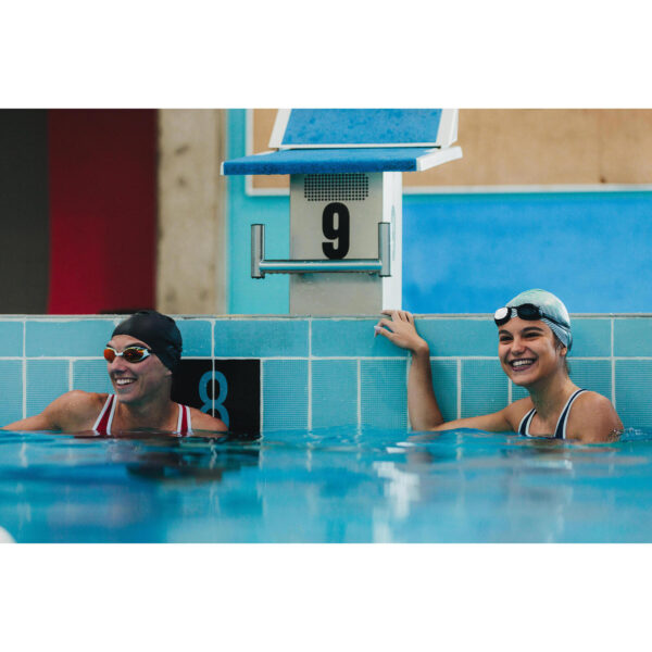 کلاه شنا نابایجی - دکتلون Nabaiji Silicone Swimming Cap - Anoi white - تصویر 5