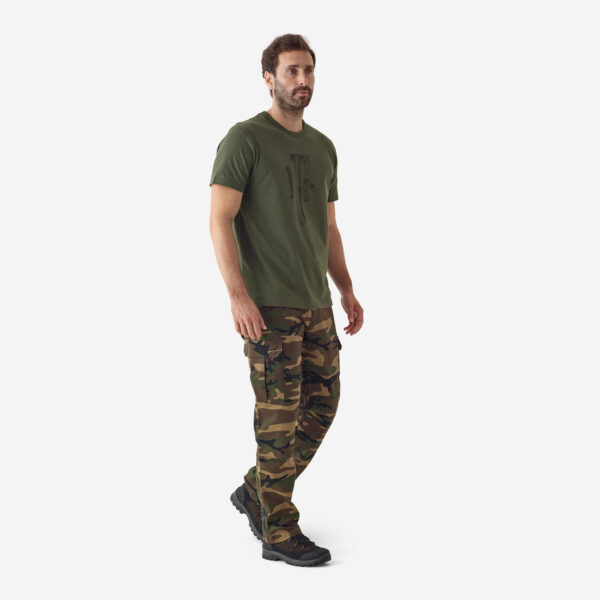 تی شرت سولوگناک - شکار Solognac Cotton T-Shirt - Green - nessmuk - 100 - تصویر 4