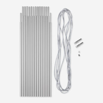 میله یدک فورکلاز - تیرک چادر آلومنیومی Quechua Aluminum Hoop KIT - 4.5 Metres Ø 8.5 mm - 14 X 32.5 cm Rods