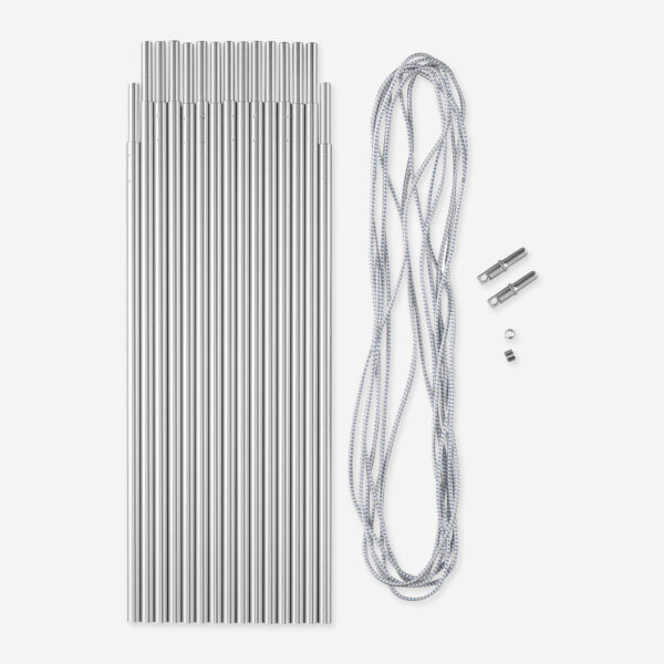 میله یدک فورکلاز - تیرک چادر آلومنیومی Quechua Aluminum Hoop KIT - 4.5 Metres Ø 8.5 mm - 14 X 32.5 cm Rods - تصویر 1