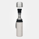 فلاسک کچوا با فیلتر چای 0.4 لیتر Quechua Stainless Steel Thermos with Tea Filter - Stainless Steel - Quick Lid - 0.4 L - MH900