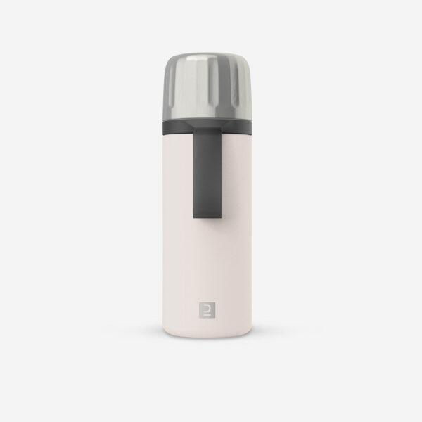 فلاسک کچوا با فیلتر چای 0.4 لیتر Quechua Stainless Steel Thermos with Tea Filter - Stainless Steel - Quick Lid - 0.4 L - MH900 - تصویر 2