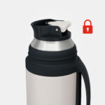 فلاسک کچوا با فیلتر چای 0.4 لیتر Quechua Stainless Steel Thermos with Tea Filter - Stainless Steel - Quick Lid - 0.4 L - MH900 - تصویر 8