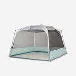 چادر و سایبان کچوا - کنوپی 10 نفره آرپناز Quechua Camping Living Room with poles - 10 Person Canopy - Arpenaz Base Ultrafresh