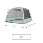 چادر و سایبان کچوا - کنوپی 10 نفره آرپناز Quechua Camping Living Room with poles - 10 Person Canopy - Arpenaz Base Ultrafresh - تصویر 9