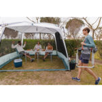 چادر و سایبان کچوا - کنوپی 10 نفره آرپناز Quechua Camping Living Room with poles - 10 Person Canopy - Arpenaz Base Ultrafresh - تصویر 21