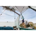 چادر و سایبان کچوا - کنوپی 10 نفره آرپناز Quechua Camping Living Room with poles - 10 Person Canopy - Arpenaz Base Ultrafresh - تصویر 2