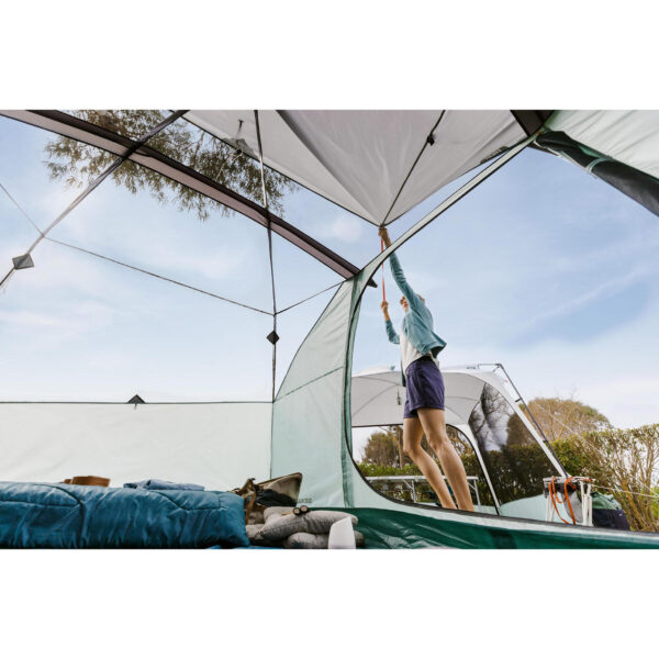چادر و سایبان کچوا - کنوپی 10 نفره آرپناز Quechua Camping Living Room with poles - 10 Person Canopy - Arpenaz Base Ultrafresh - تصویر 2