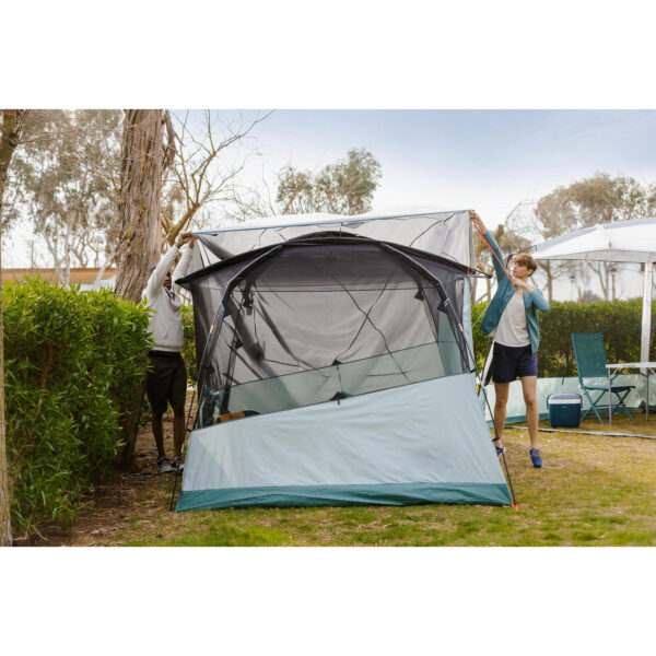 چادر و سایبان کچوا - کنوپی 10 نفره آرپناز Quechua Camping Living Room with poles - 10 Person Canopy - Arpenaz Base Ultrafresh - تصویر 24