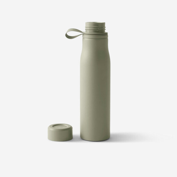 بطری آب دکتلون - 0.75 لیتر آلومنیومی دمیوس Domyos Aluminum Fitness Training Bottle - 750 Ml - تصویر 2