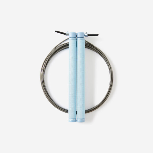 طناب ورزشی دمیوس - دکتلون Domyos Cross training speed skipping rope - Speed rope blue - تصویر 1