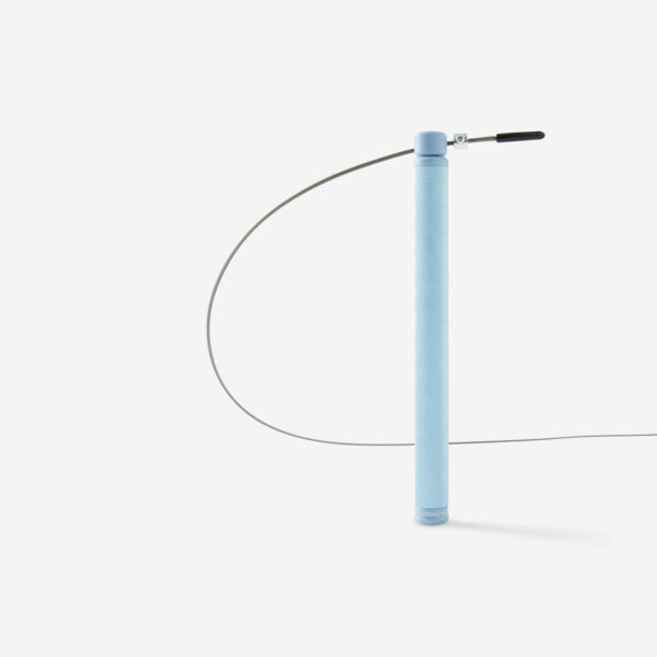 طناب ورزشی دمیوس - دکتلون Domyos Cross training speed skipping rope - Speed rope blue - تصویر 3