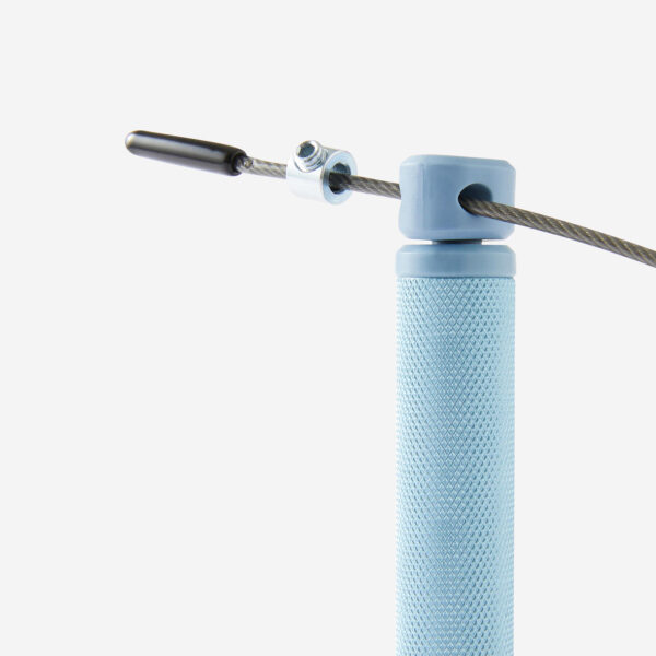 طناب ورزشی دمیوس - دکتلون Domyos Cross training speed skipping rope - Speed rope blue - تصویر 4
