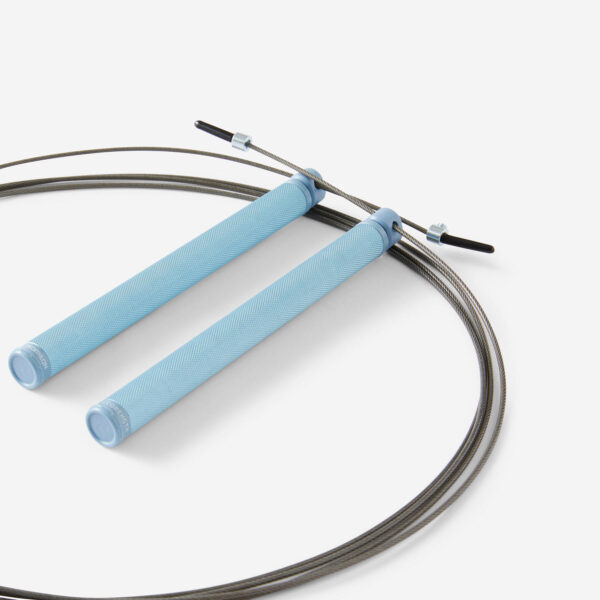 طناب ورزشی دمیوس - دکتلون Domyos Cross training speed skipping rope - Speed rope blue - تصویر 5