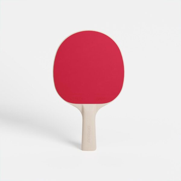 راکت پینگ پنگ دکتلون Pongori Set of 2 heavy-duty rackets + 3 ping pong balls - set ppr 100 - تصویر 3