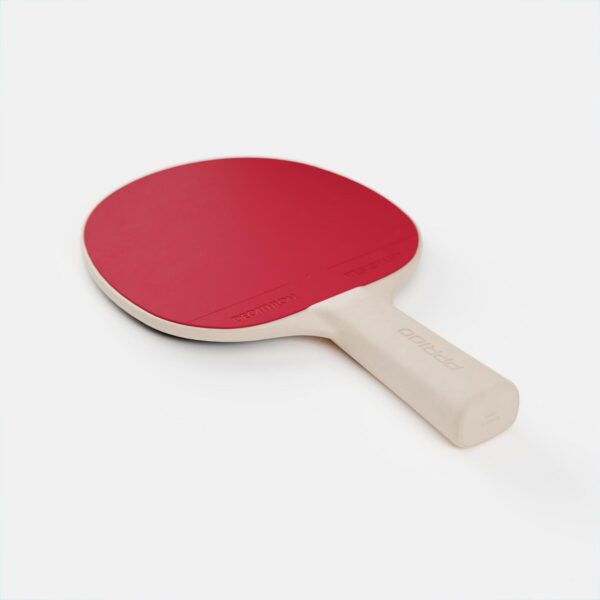 راکت پینگ پنگ دکتلون Pongori Set of 2 heavy-duty rackets + 3 ping pong balls - set ppr 100 - تصویر 7