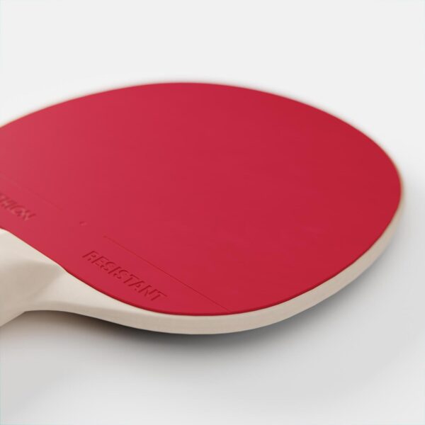 راکت پینگ پنگ دکتلون Pongori Set of 2 heavy-duty rackets + 3 ping pong balls - set ppr 100 - تصویر 11