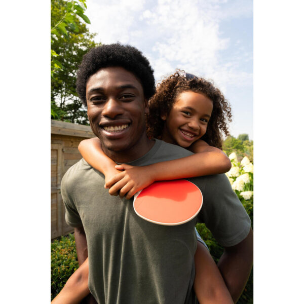 راکت پینگ پنگ دکتلون Pongori Set of 2 heavy-duty rackets + 3 ping pong balls - set ppr 100 - تصویر 2
