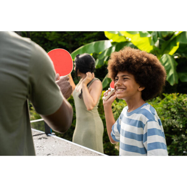 راکت پینگ پنگ دکتلون Pongori Set of 2 heavy-duty rackets + 3 ping pong balls - set ppr 100 - تصویر 22