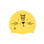 کلاه شنا نابایجی - دکتلون Nabaiji Silicone Swimming Cap - Standard Size - Yellow Lion - تصویر 2