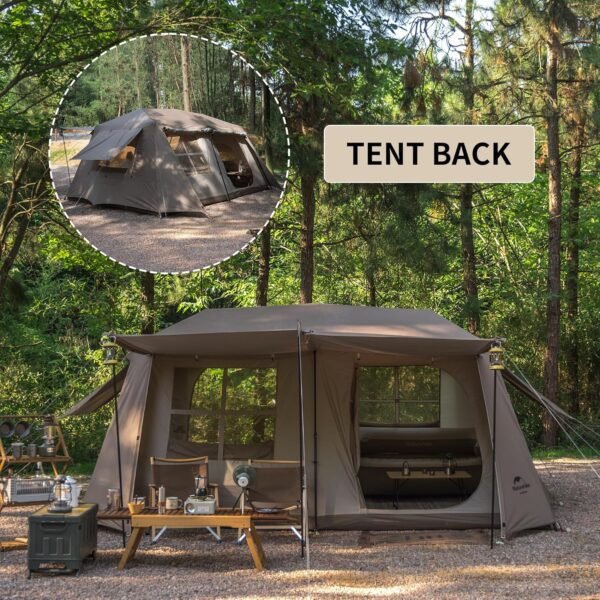 چادر نیچرهایک اتومات - 8 نفره کمپینگ - سری کلاسیک Naturehike Village 13 8-Person Instant Tent - CNH22ZP004.C - تصویر 7