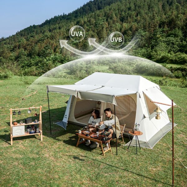 چادر نیچرهایک بادی - 4 نفره کمپینگ Naturehike Ridge Village 8.5 AIR Inflatable Tent - cnk2300zp019 - تصویر 3