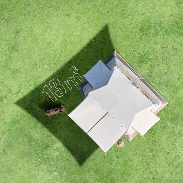چادر نیچرهایک بادی - 4 نفره کمپینگ Naturehike Ridge Village 8.5 AIR Inflatable Tent - cnk2300zp019 - تصویر 5