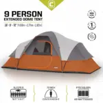 چادر کر - 9 نفره کمپینگ Core 9 Person Extended Dome Tent - تصویر 3