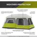 چادر کر اتومات - 9 نفره کمپینگ Core 9 Person Instant Cabin Tent - تصویر 5