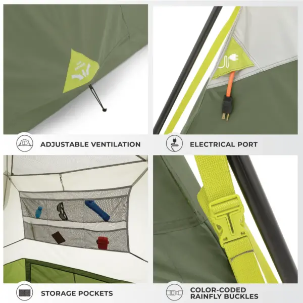 چادر کر اتومات - 4 نفره کمپینگ Core 4 Person Instant Cabin Performance Tent - تصویر 12