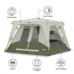 چادر کر اتومات - 4 نفره کمپینگ Core 4 Person Instant Cabin Performance Tent - تصویر 14