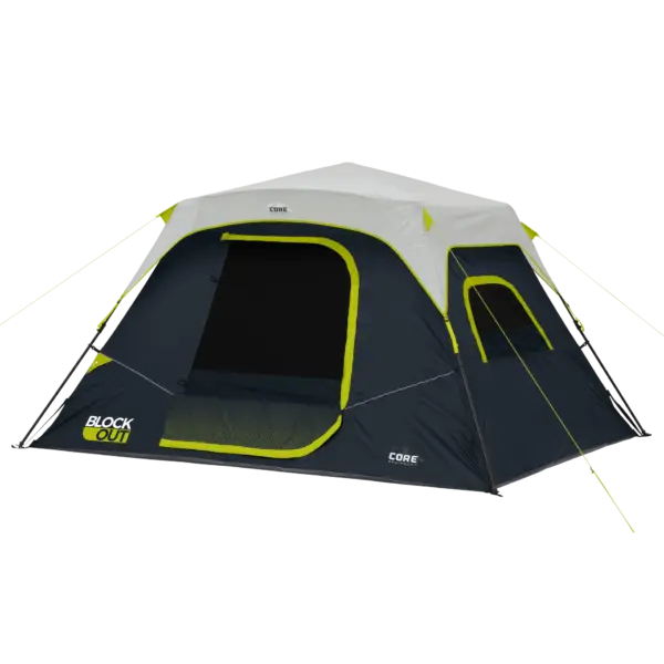 چادر کر اتومات - 6 نفره کمپینگ - بلاک نور آفتاب Core 6 Person Instant Cabin Blockout Tent - تصویر 1