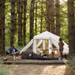 چادر کر اتومات - 6 نفره کمپینگ Core 6 Person Lighted Instant Pyramid Tent - تصویر 3