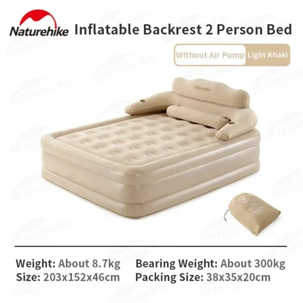تشک بادی نیچرهایک دو نفره - ضخامت 46 سانت Naturehike Inflatable Backrest Double Mattress - CNH22DZ002 - تصویر 11