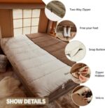 کیسه خواب نیچرهایک - چهار فصل Naturehike Envelope Sleeping Bag CR450 - 4 Season - CNH22SD011 - تصویر 6